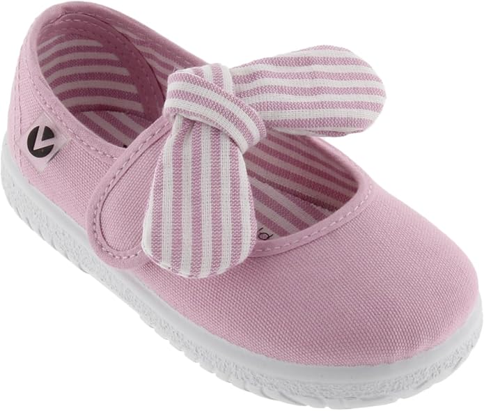 Victoria Girl's OJALÁ Canvas Mary Jane Shoes - Petalo