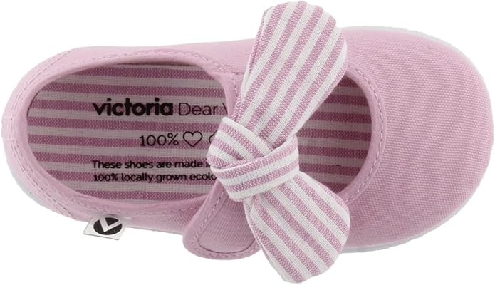 Victoria Girl's OJALÁ Canvas Mary Jane Shoes - Petalo