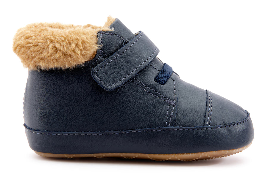 Old Soles Boy's & Girl's 0040R Mountain Bub Sneaker Booties - Navy