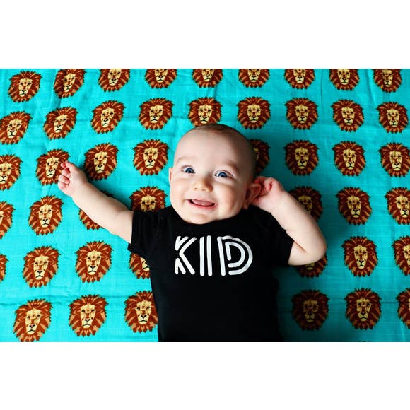 Oliver + Kit Roar Swaddle Blanket