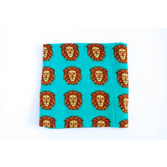 Oliver + Kit Roar Swaddle Blanket