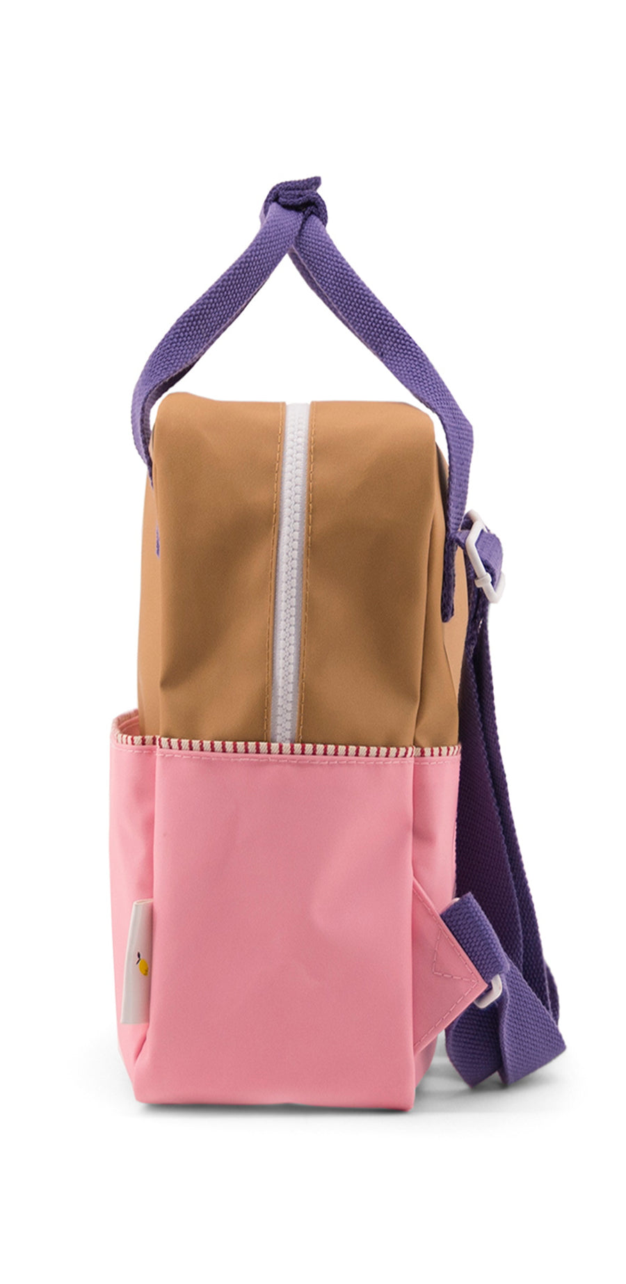 Sticky Lemon Color Block Collection Small Backpack, Panache Gold/Puff Pink/Lobby Purple