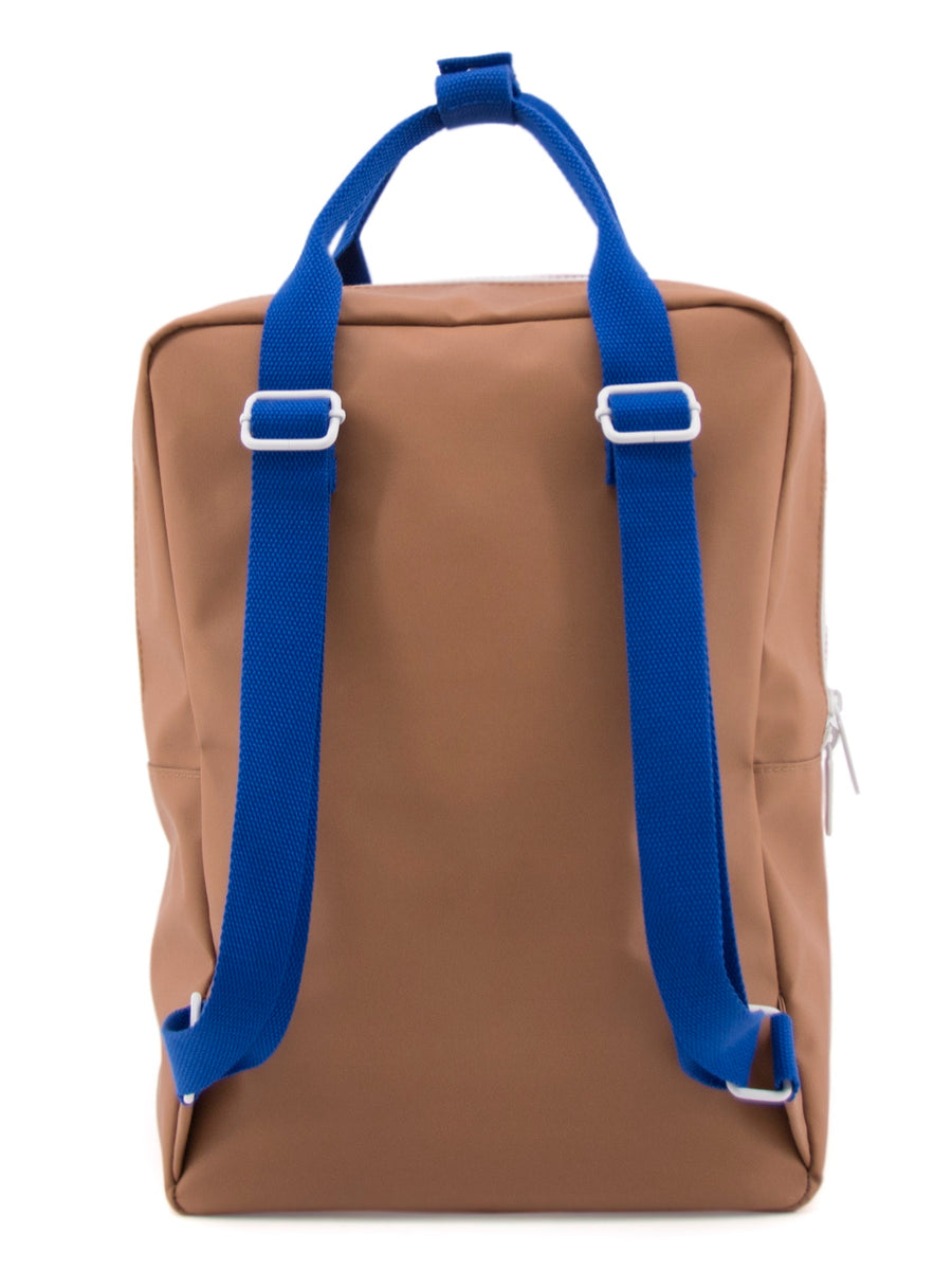 Sticky Lemon Deluxe Envelope Large Backpack, Sugar Brown/Hotel Brick/Ink Blue
