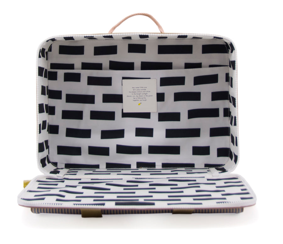 Sticky Lemon Suitcase Deluxe, Sugar Brown/Mendl's Pink