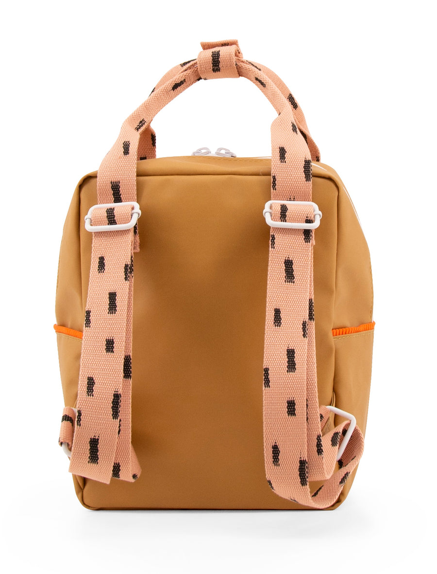Sticky Lemon Sprinkles Collection Small Backpack, Panache Gold/Lemonade Pink/Royal Orange