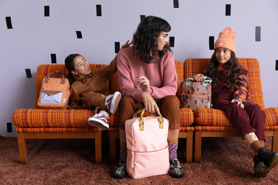 Sticky Lemon Sprinkles Collection Large Backpack, Lemonade Pink/Panache Gold/Apricot Orange