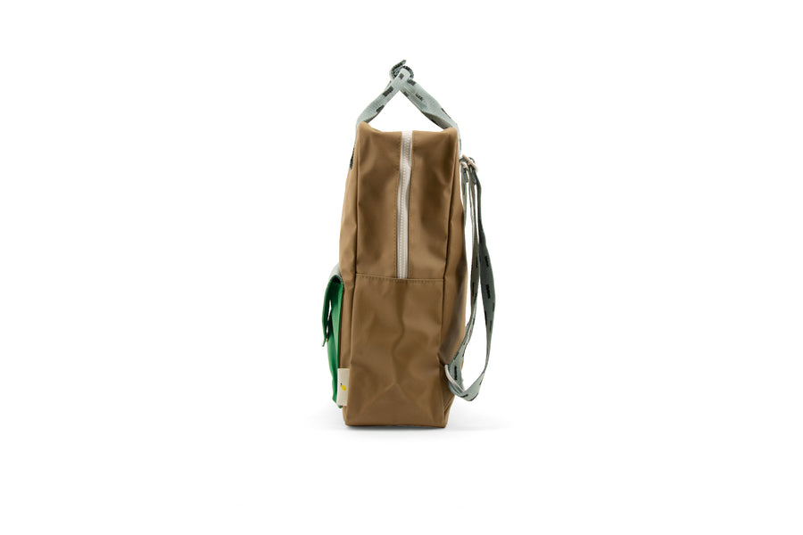 Sticky Lemon Sprinkles Envelope Large Backpack, Brassy Green/Apple