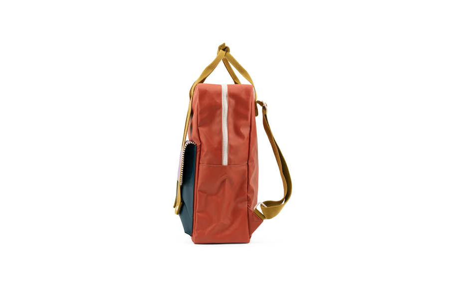 Sticky Lemon Deluxe Envelope Large Backpack, Post Red