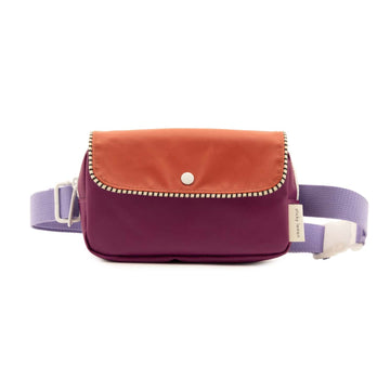 Sticky Lemon Deluxe Envelope Fanny Pack Small, Purple Tales