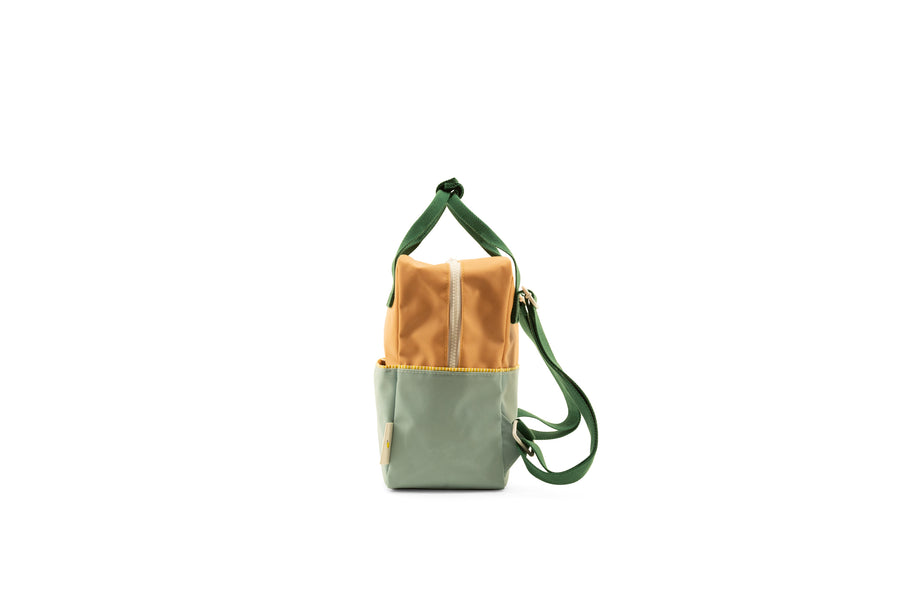 Sticky Lemon Colourblocking Small Backpack, Cousin Clay/Island Blue