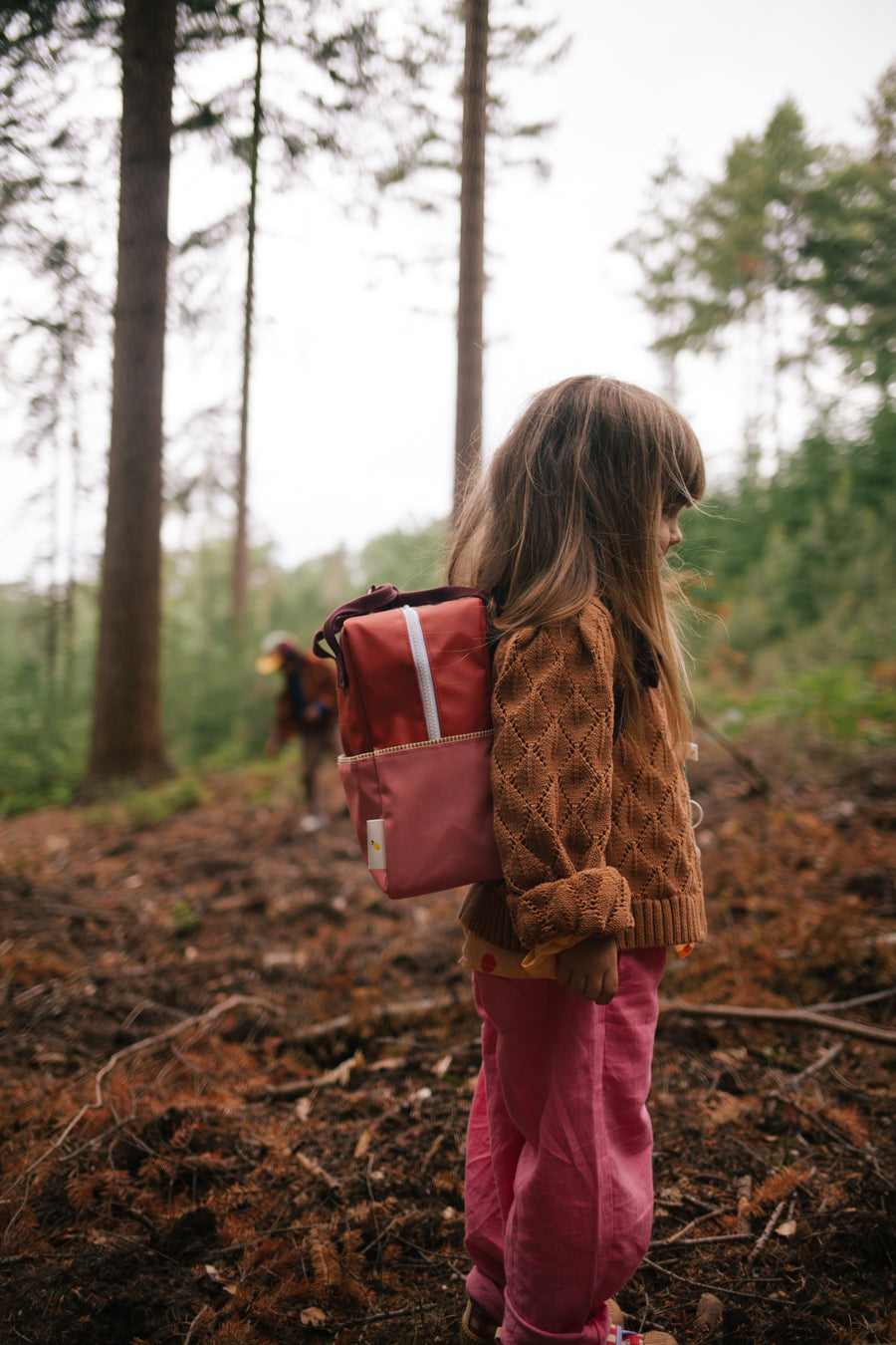 Sticky Lemon Colourblocking Small Backpack, Love Story Red/Moonrise Pink