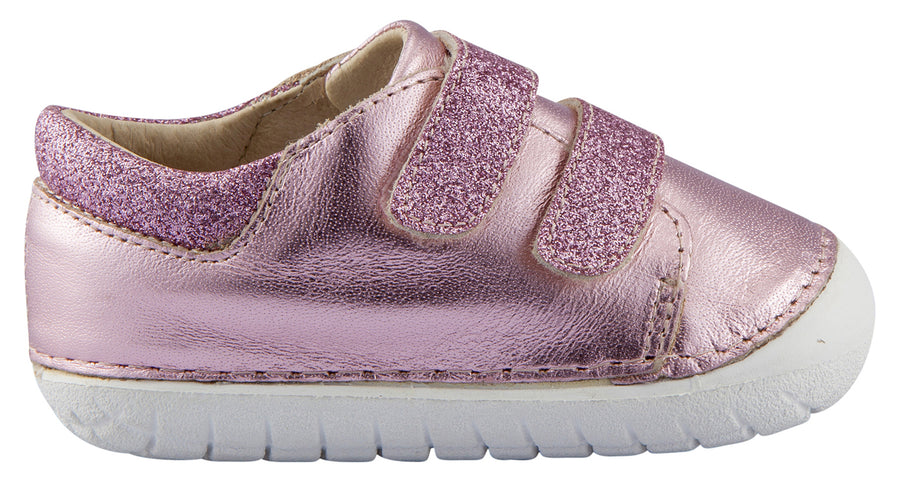 Old Soles Girl's Edgey Pave, Glam Pink