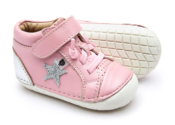 Old Soles Girl's 4051 Champster Pave Sneakers - Pearlised Pink/Silver/Glam Argent