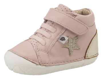 Old Soles Girl's Champster Pave Shoes - Powder Pink/Gold/Glam Gold