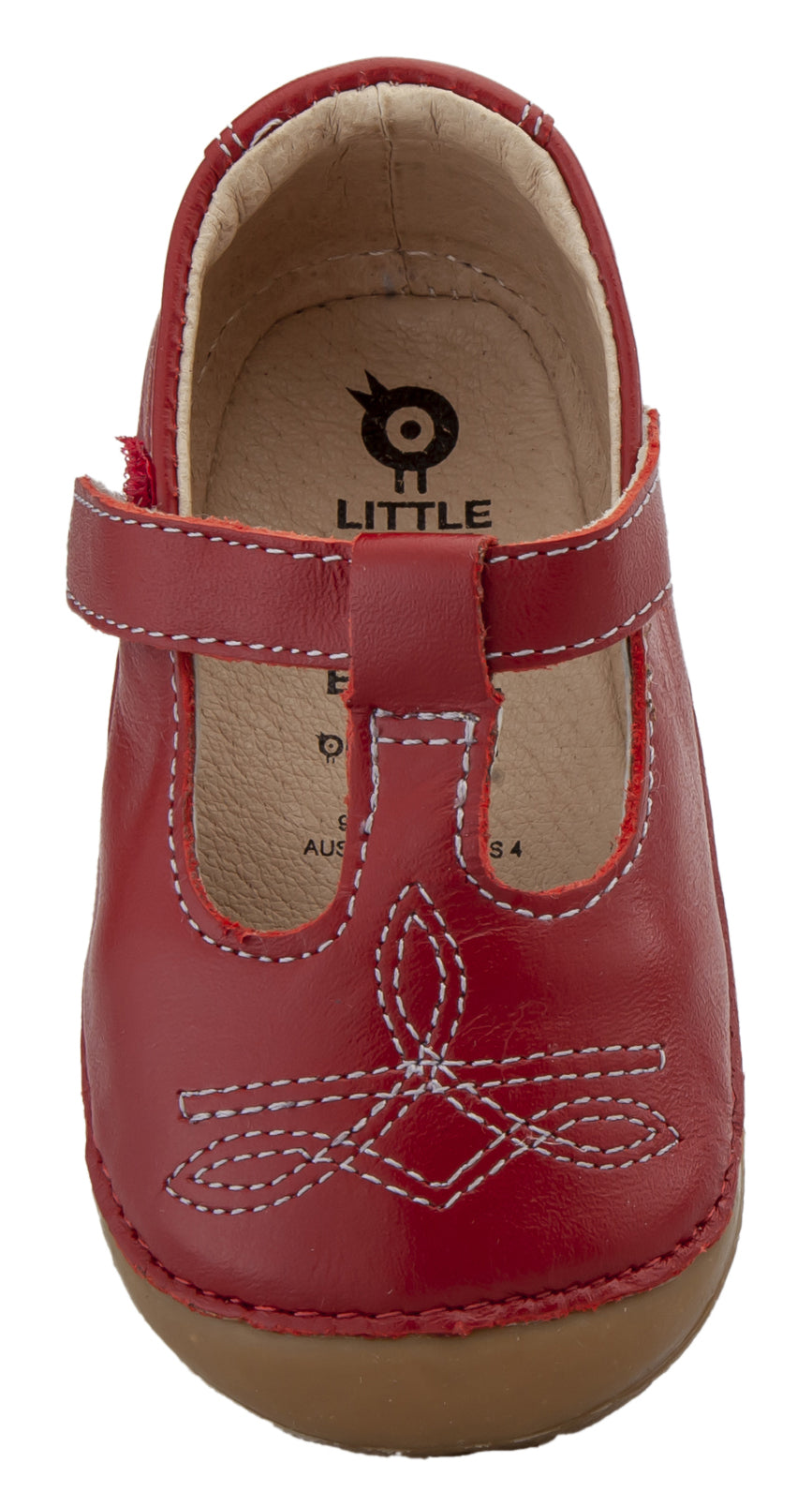 Old Soles Girl's Pave West T-Strap Shoe - Red