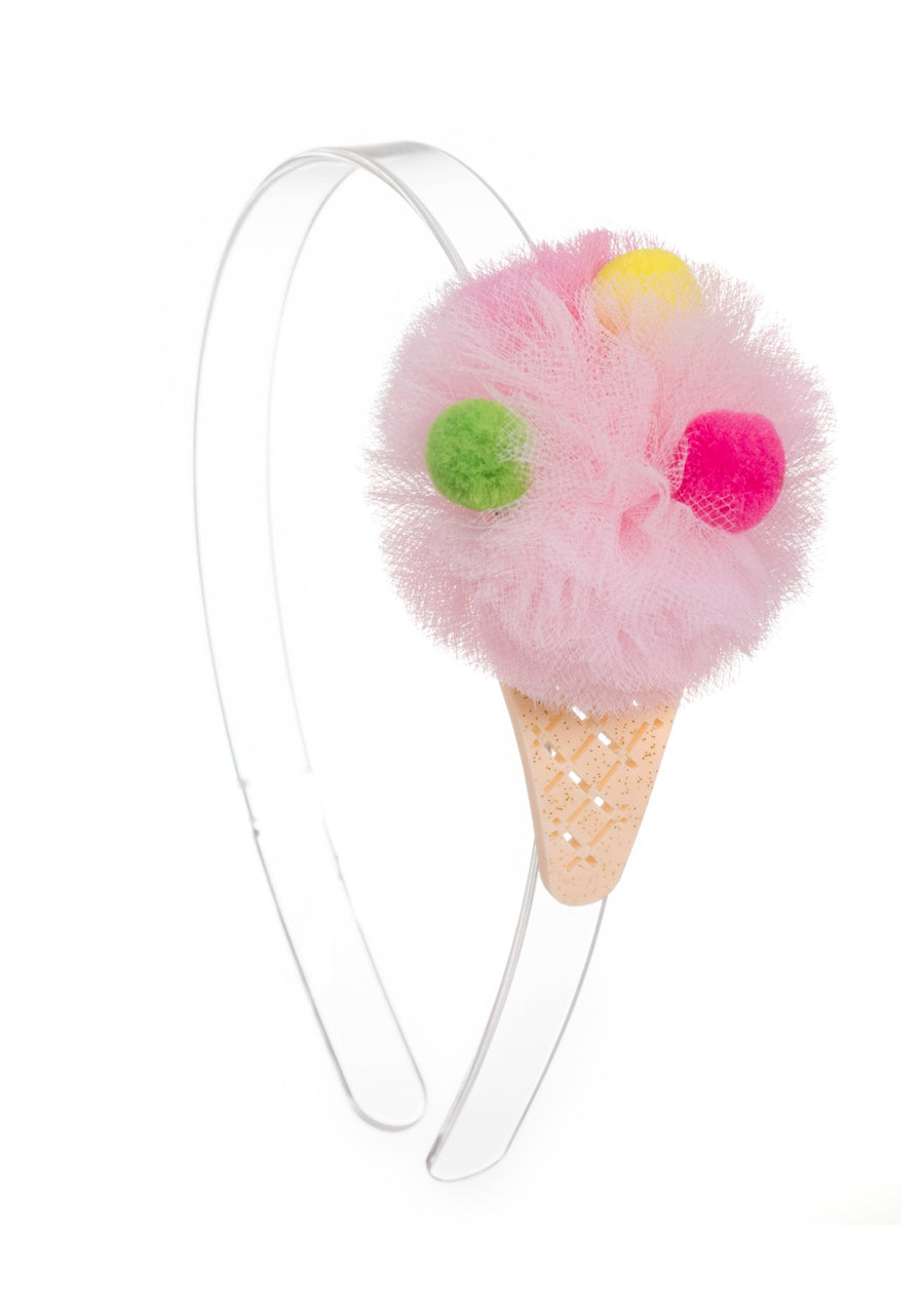 Lilies & Roses NY Pom Pom Ice Cream Headband