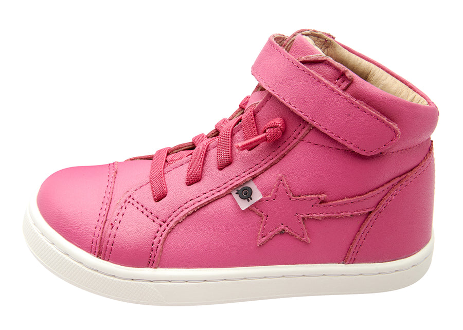 Old Soles Girl's 6141 All In Hightop Sneakers - Fuchsia