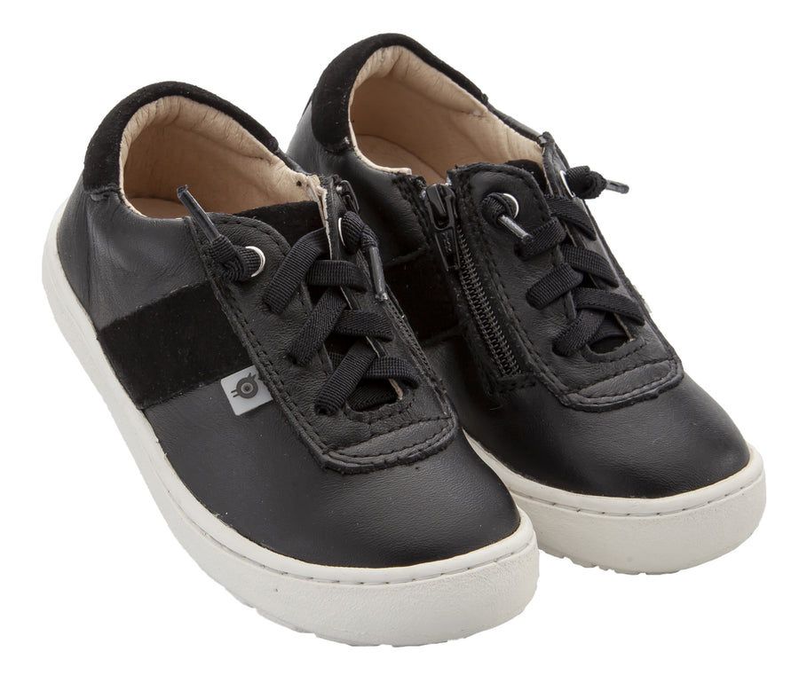 Old Soles Boy's & Girl's 9002 Travel Shoe - Black/Black Suede