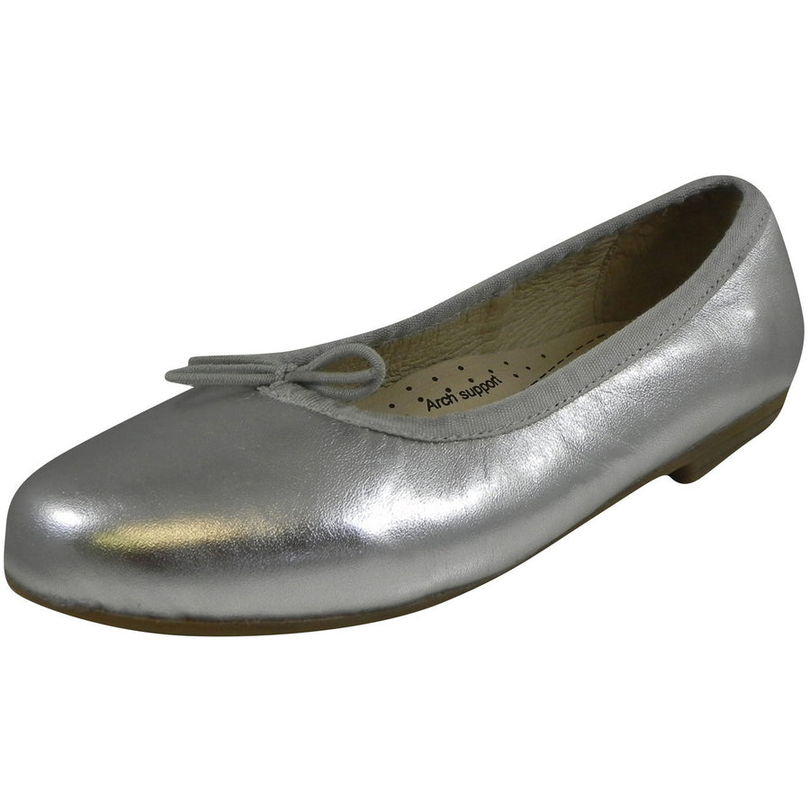 Old Soles Girl's 400 Silver Brule Flat