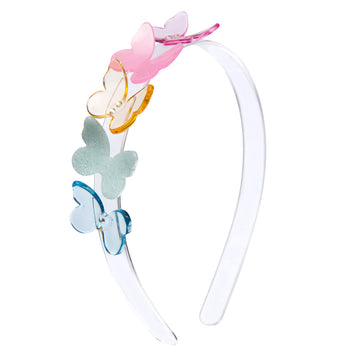 Lilies & Roses NY Butterfly Multi Glitter Headband