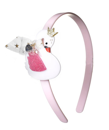 Lilies & Roses NY White Swan Headband