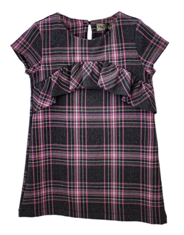 Fracomina Mini Multi Plaid Dress