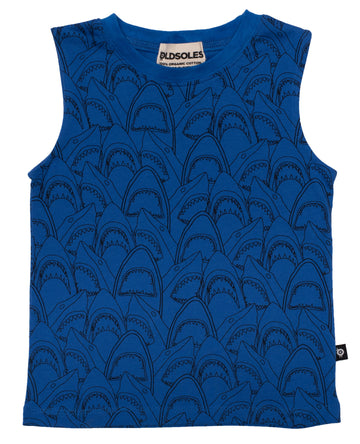 Old Soles Sharkey Dive Tank Blue Print Boys