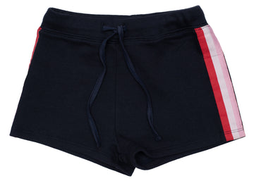 Old Soles Rainbow Stripe Shorts Navy