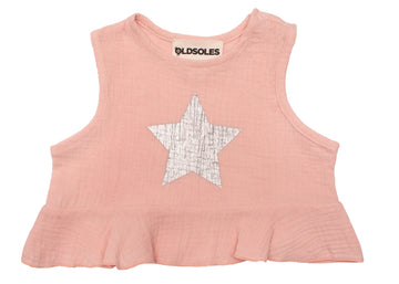 Old Soles Star Child Crop Top Dusk