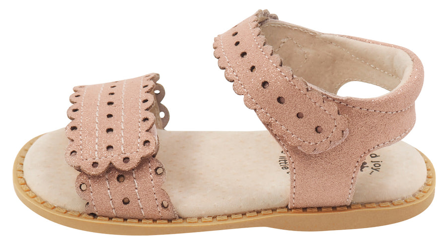 Livie & Luca Girl's Posey Sandals, Desert Rose Shimmer