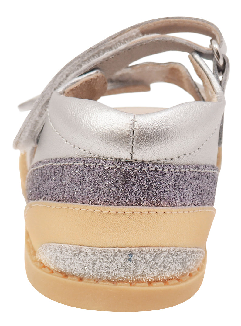 Livie & Luca Girl's Unicorn Sandals, Silver Metallic