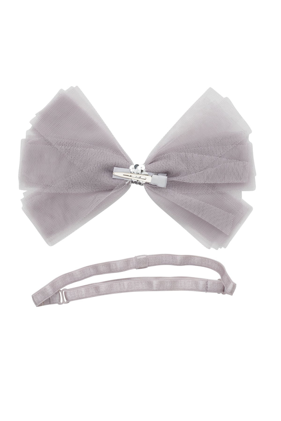 Project 6 NY Stone Lilac Soft Tulle Strips Clip + Wrap