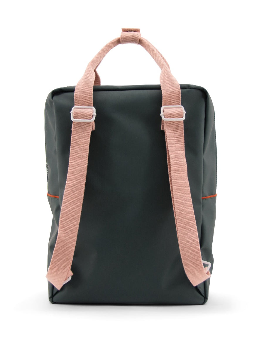 Sticky Lemon Large Backpack, Bottle Green Corduroy Collection
