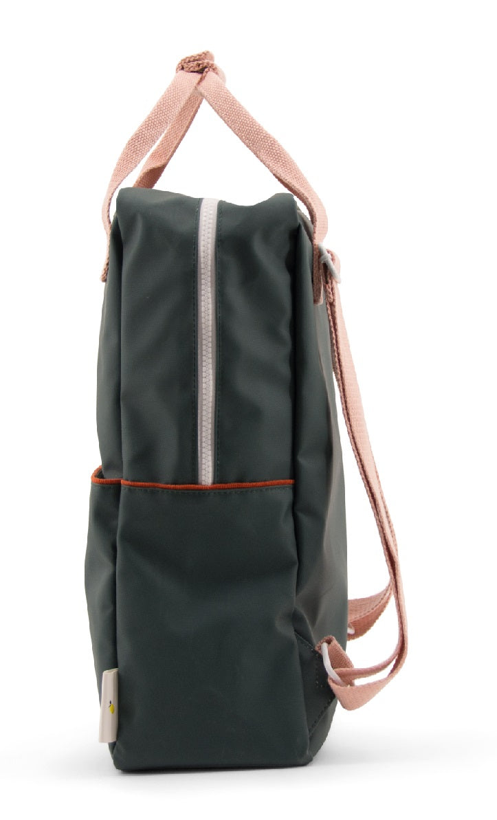 Sticky Lemon Large Backpack, Bottle Green Corduroy Collection