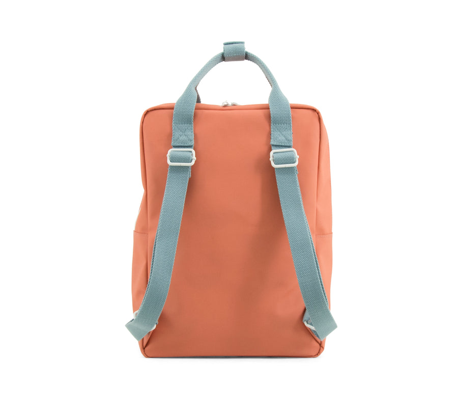 Sticky Lemon Large Envelope Backpack, Rusty Red
