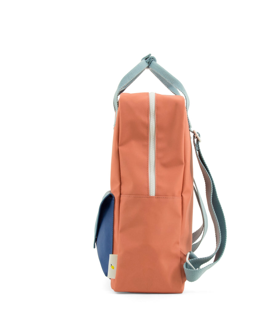 Sticky Lemon Large Envelope Backpack, Rusty Red