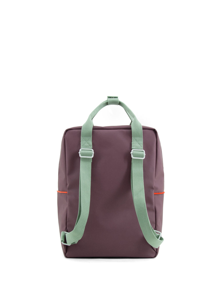 Sticky Lemon Large Teddy Backpack, Eggplant