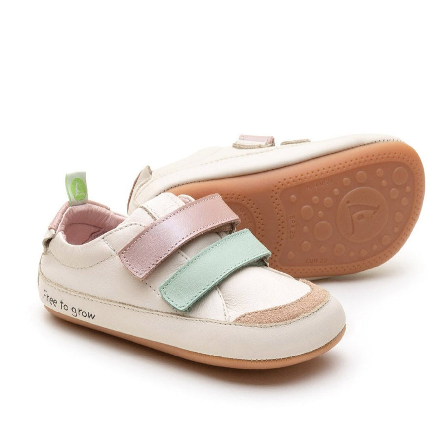 Tip Toey Joey Girl's Bossy Play Sneakers, Tapioca/Mint/Pink Dream