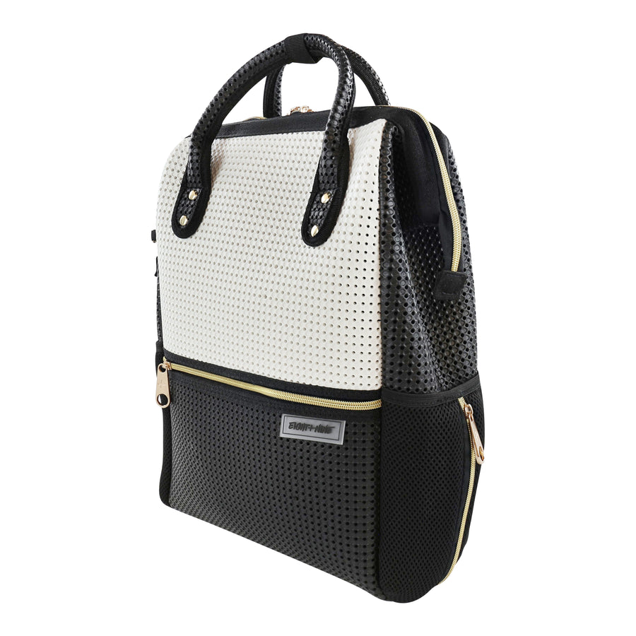 Light + Nine Black and White Tweeny Backpack