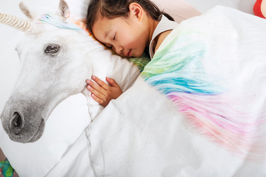 SNURK Living Unicorn Duvet Cover Set- Twin