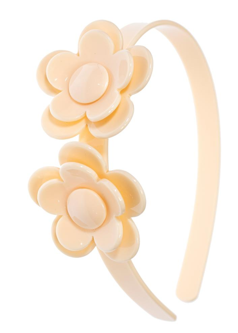 Lilies & Roses NY Camellia Cream Flower Headband