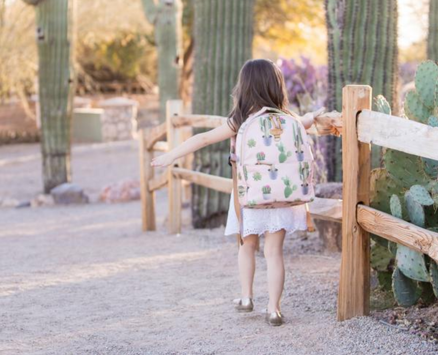 TWELVELittle Mini-Go Cactus Backpack, Pink