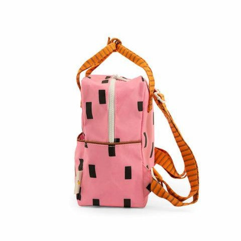 Sticky Lemon Sprinkles Special Edition Collection Small Backpack, Bubbly Pink/Carrot Orange/Syrup Brown