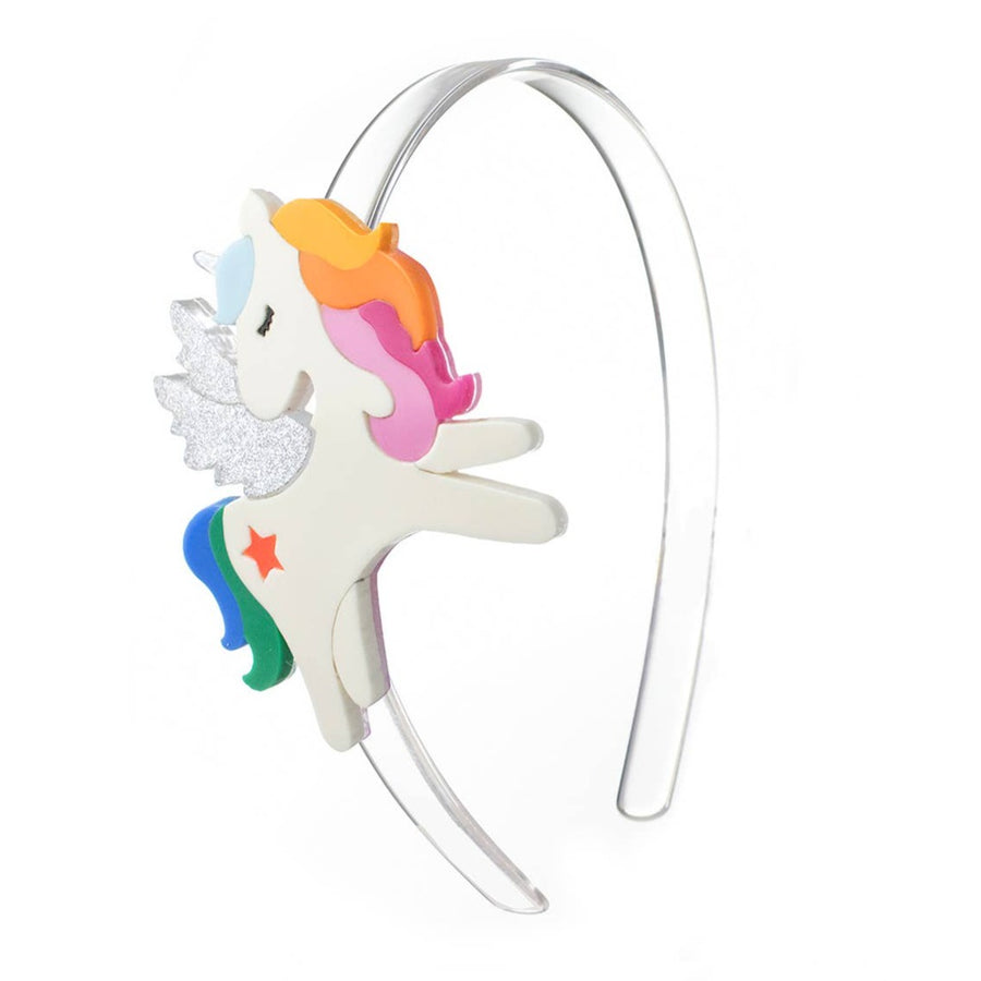 Lilies & Roses NY Winged Unicorn Rainbow Headband