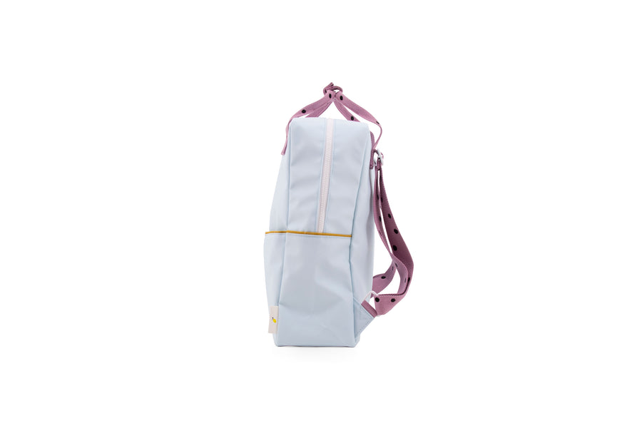 Sticky Lemon Freckles Collection Large Backpack, Sky Blue/Pirate Purple/Caramel Fudge