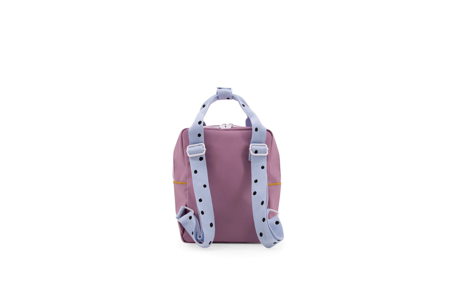 Sticky Lemon Freckles Small Backpack, Pirate Purple/Sky Blue/Caramel Fudge