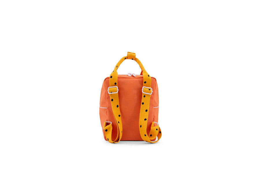 Sticky Lemon Freckles Small Backpack, Carrot Orange/Sunny Yellow/Candy Pink