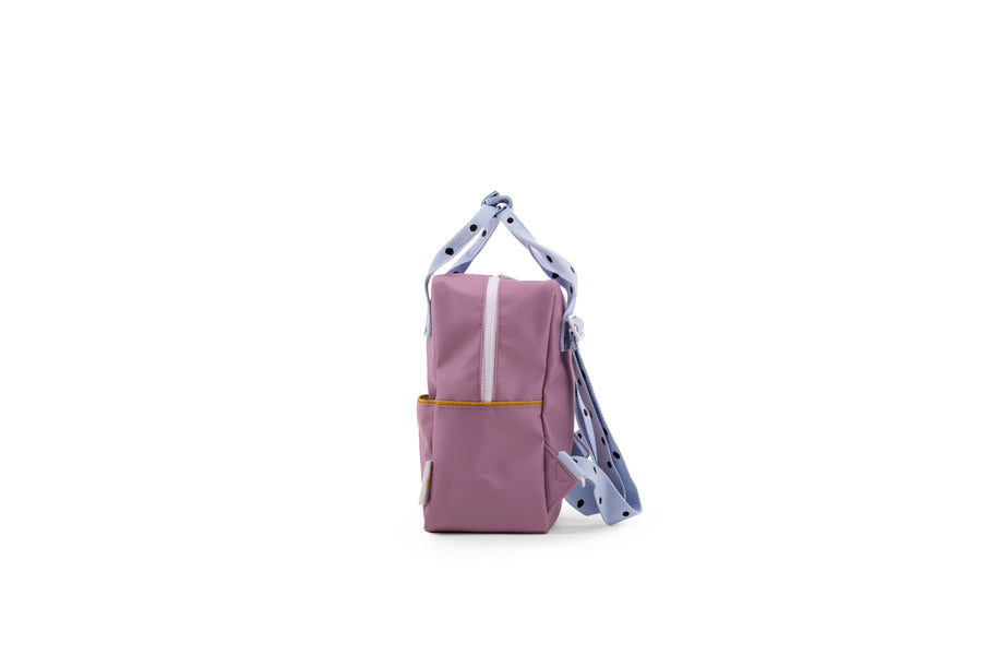 Sticky Lemon Freckles Small Backpack, Pirate Purple/Sky Blue/Caramel Fudge