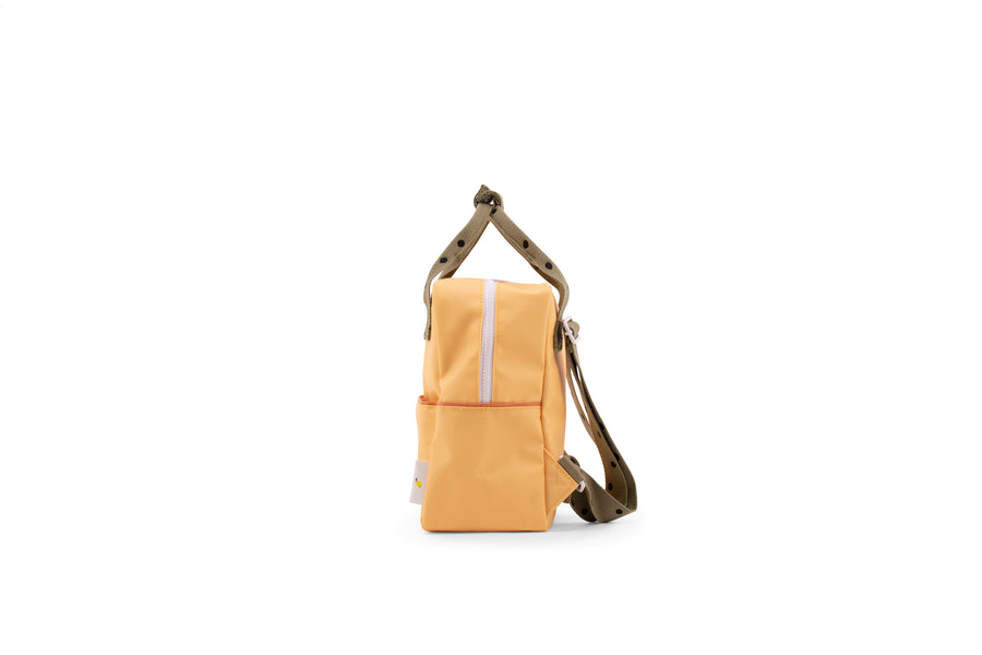 Sticky Lemon Freckles Small Backpack, Retro Yellow/Seventies Green/Faded Orange