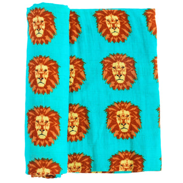 Oliver + Kit Roar Swaddle Blanket